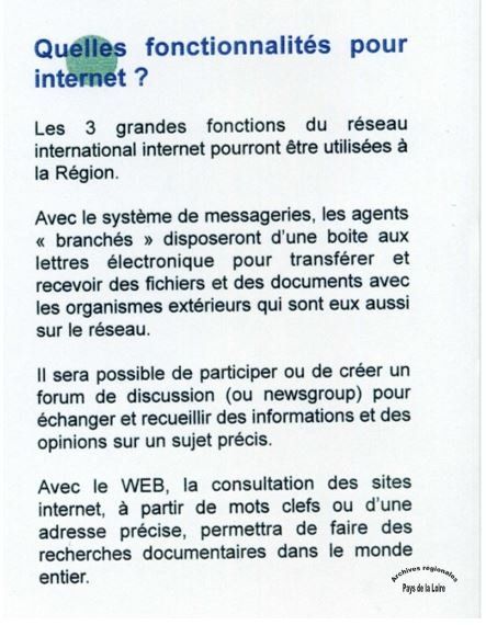 Extrait du journal interne « Du Côté du Patio » : dossier spécial du numéro de juin 1998 sur la mise en place de NTIC (Nouvelles technologies de l'Information et de la Communication).