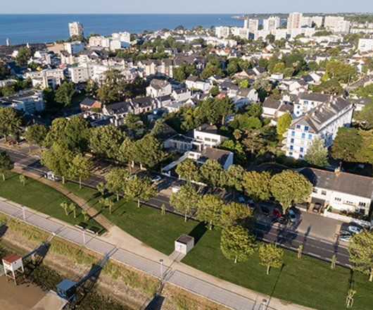 Vue aérienne de Saint Nazaire 