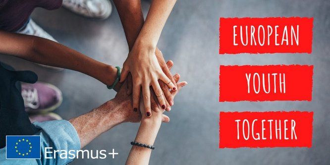 Affiche : Erasmus +, European Youth Together